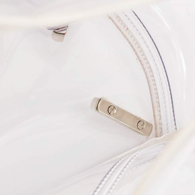 Pre Owned Loewe Clear PVC Medium Puzzle Shoulder Bag