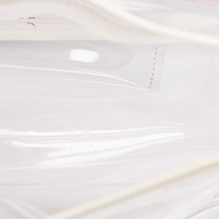 Pre Owned Loewe Clear PVC Medium Puzzle Shoulder Bag