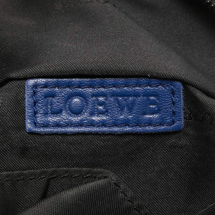 Pre Owned Loewe Blue Leather Aire Hobo