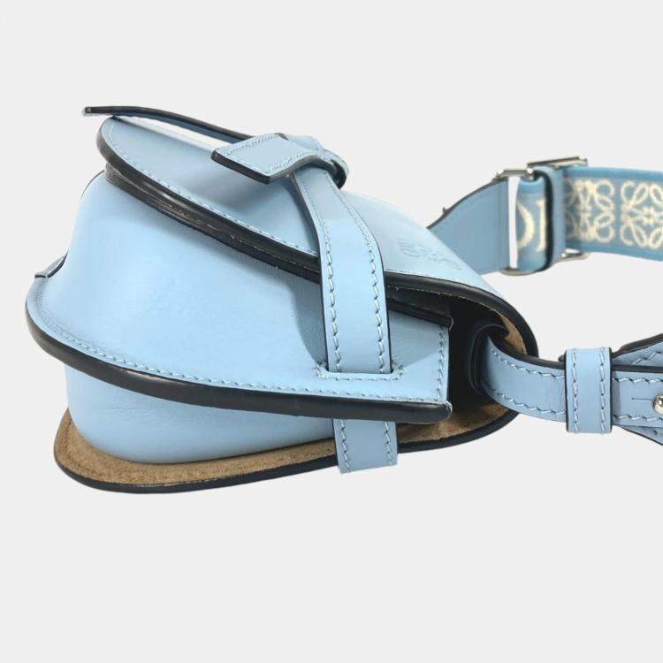 Pre Owned Loewe onyx blue Pochette Crossbody Bag