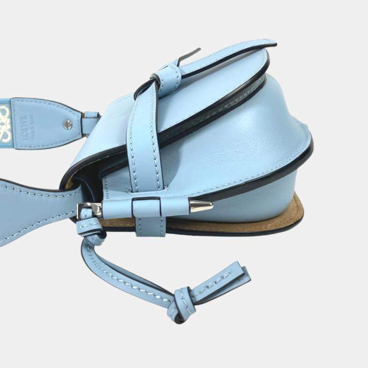 Pre Owned Loewe onyx blue Pochette Crossbody Bag