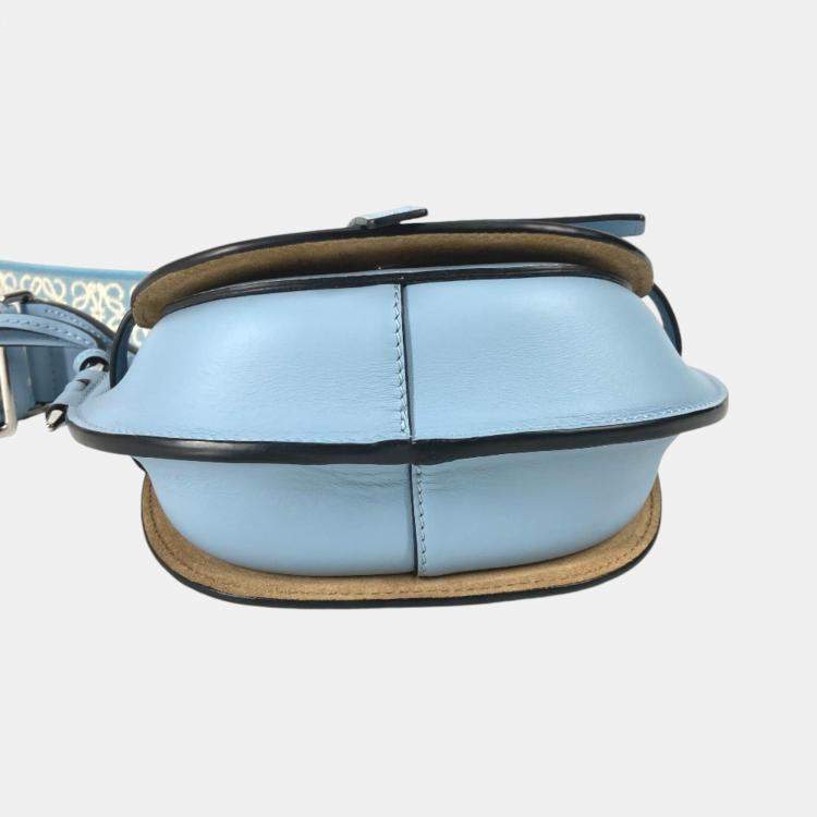 Pre Owned Loewe onyx blue Pochette Crossbody Bag