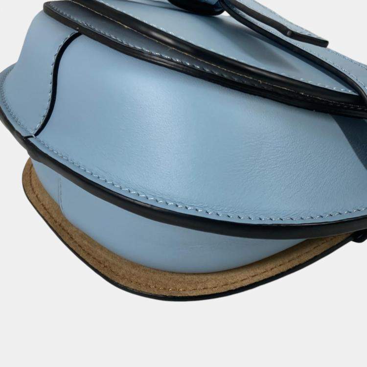 Pre Owned Loewe onyx blue Pochette Crossbody Bag