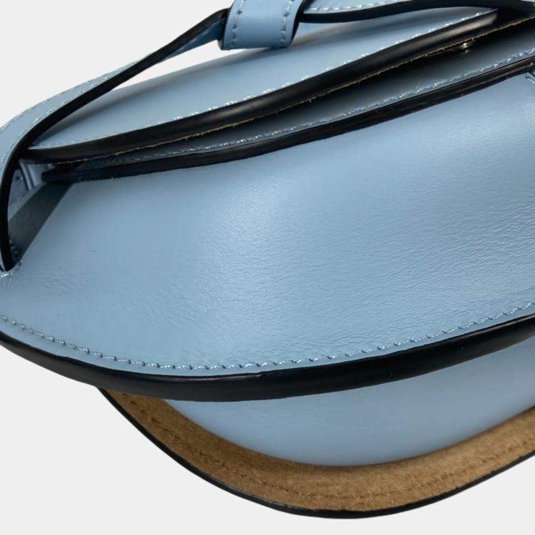 Pre Owned Loewe onyx blue Pochette Crossbody Bag