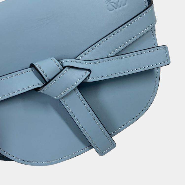 Pre Owned Loewe onyx blue Pochette Crossbody Bag