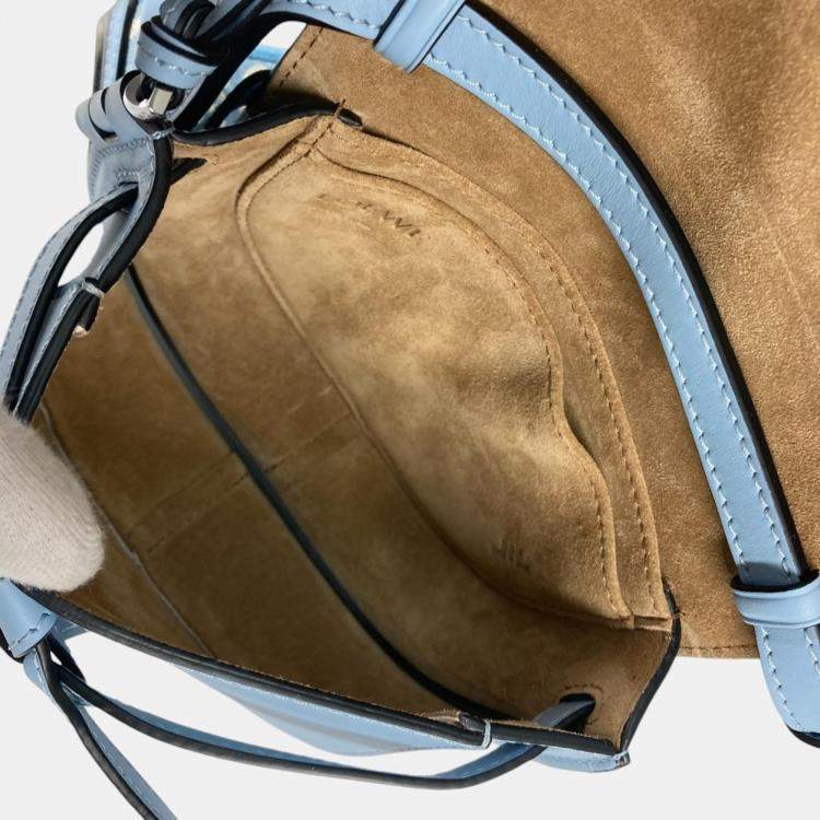 Pre Owned Loewe onyx blue Pochette Crossbody Bag