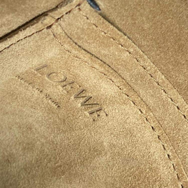 Pre Owned Loewe onyx blue Pochette Crossbody Bag