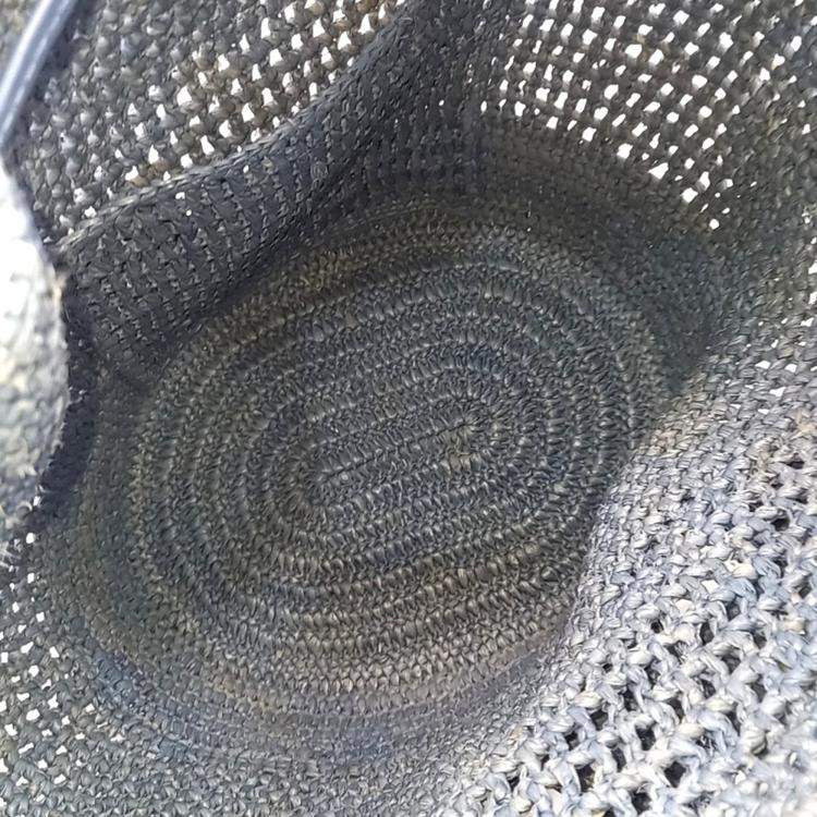 Pre Owned Loewe Raffia Balloon Ruffle Bag