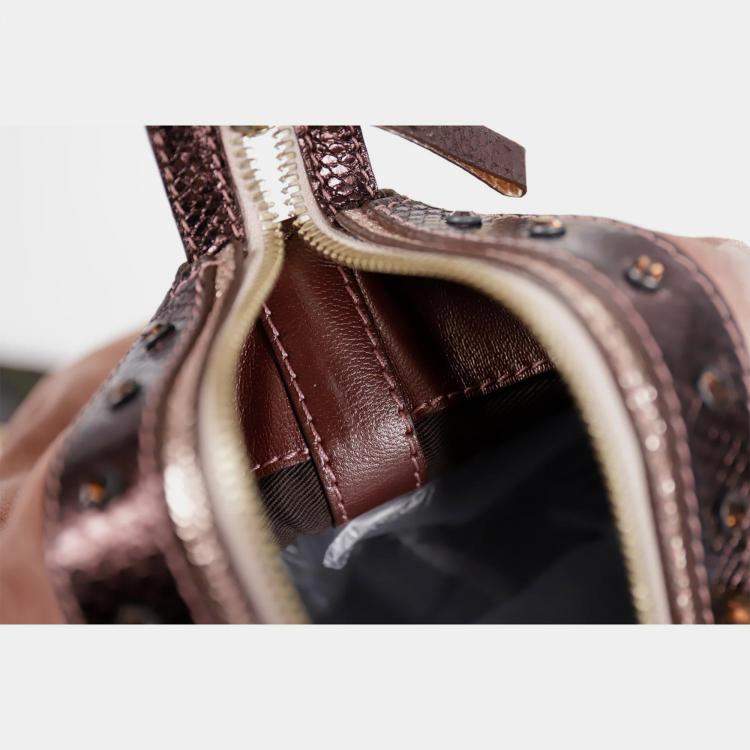 Pre Owned Loewe Suede 160 Aniversario Fiel A La Piel Bag