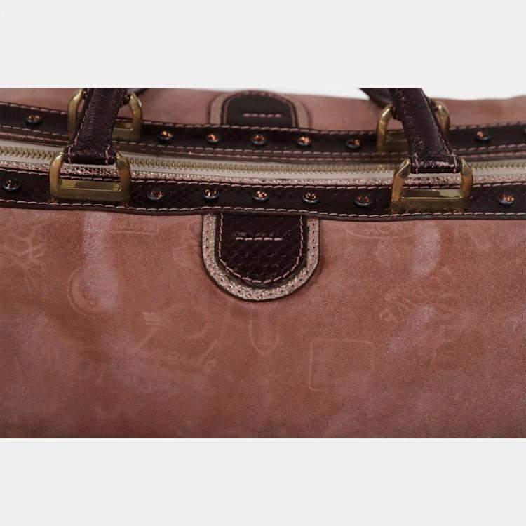 Pre Owned Loewe Suede 160 Aniversario Fiel A La Piel Bag