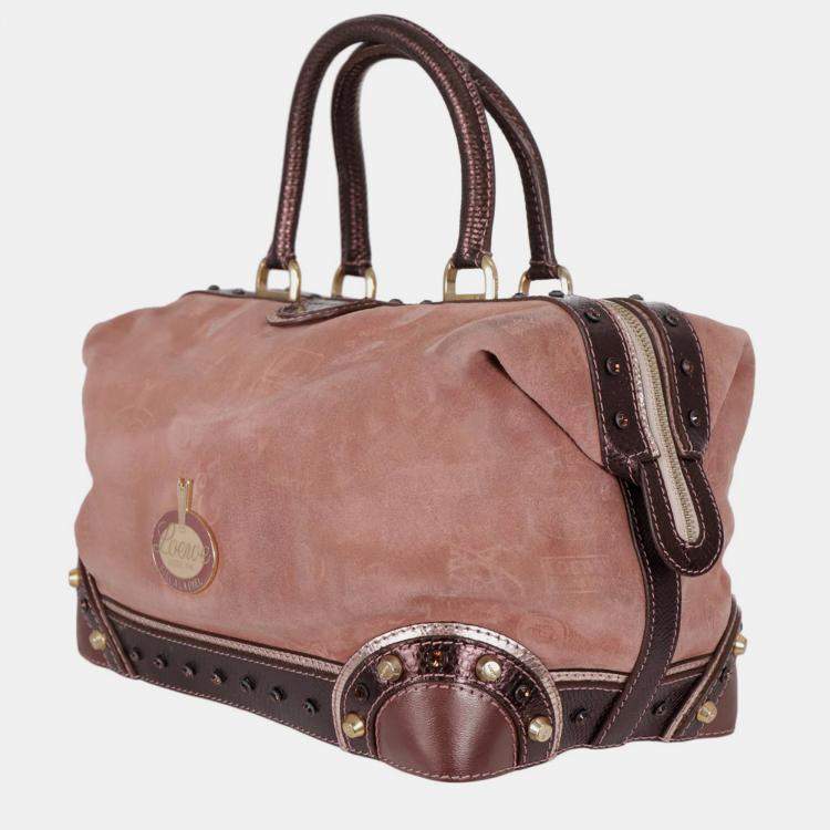 Pre Owned Loewe Suede 160 Aniversario Fiel A La Piel Bag