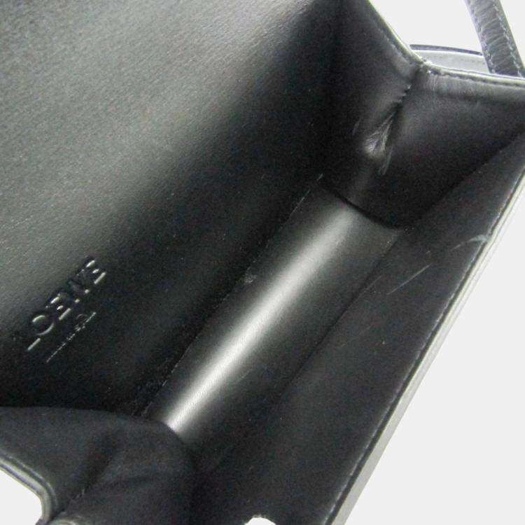 Pre Owned Loewe Black Barcelona mini Leather Shoulder Bag