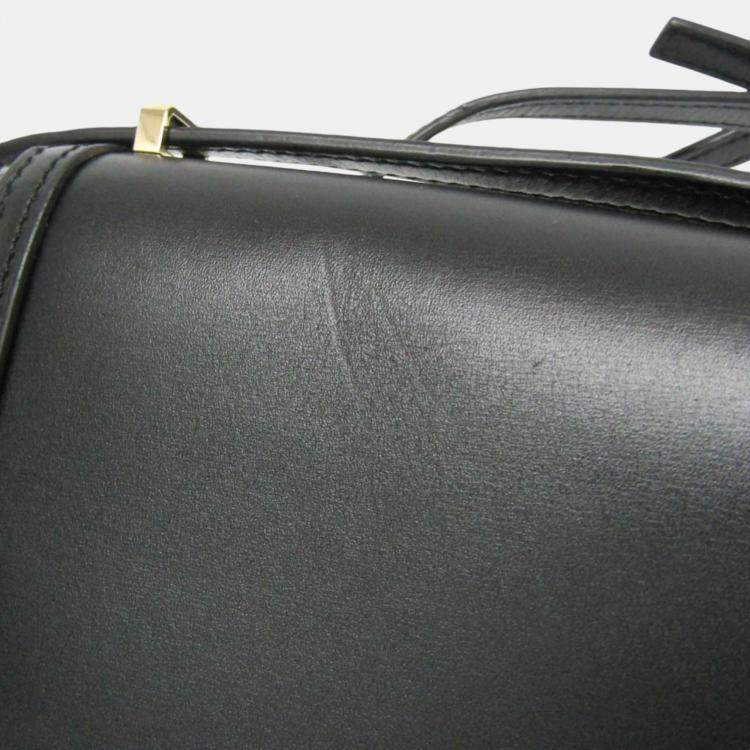 Pre Owned Loewe Black Barcelona mini Leather Shoulder Bag