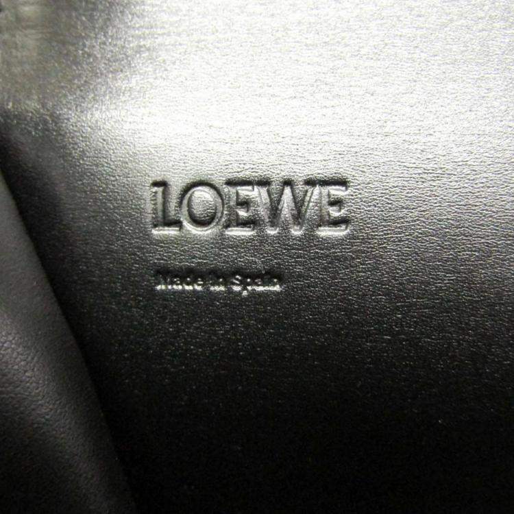 Pre Owned Loewe Black Barcelona mini Leather Shoulder Bag