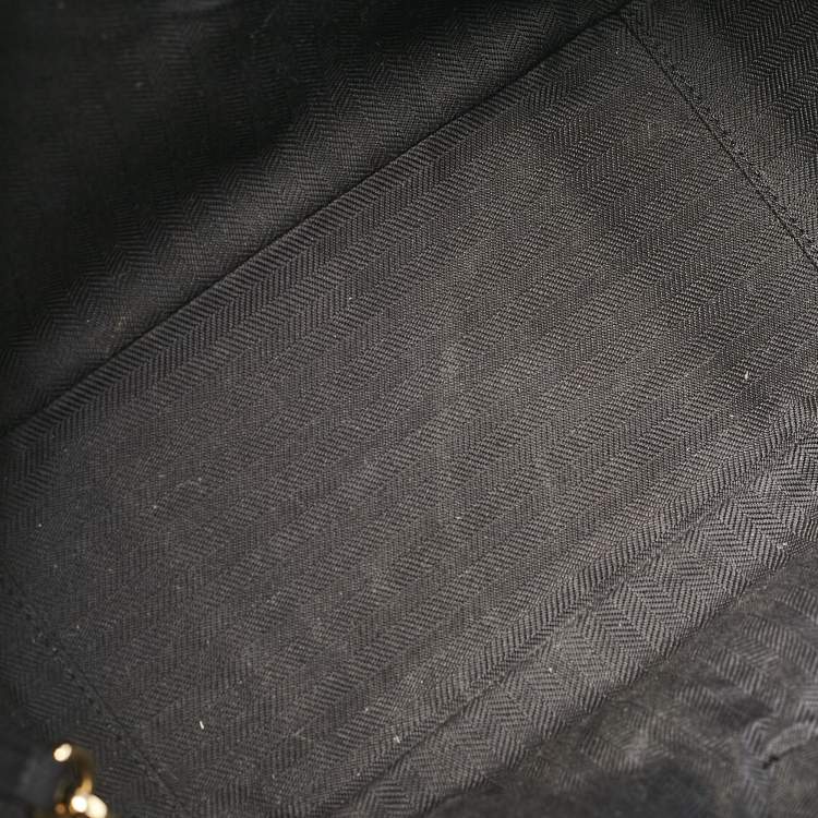 Pre Owned Loewe Black Leather Small Hammock Bag