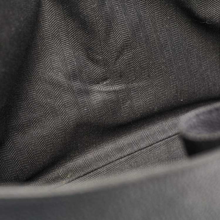 Pre Owned Loewe Black Leather Small Hammock Bag
