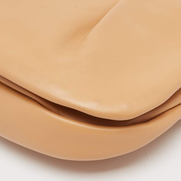 Pre Owned Loewe Beige Leather Paseo Shoulder Bag