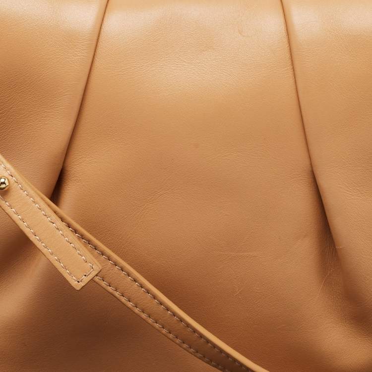 Pre Owned Loewe Beige Leather Paseo Shoulder Bag