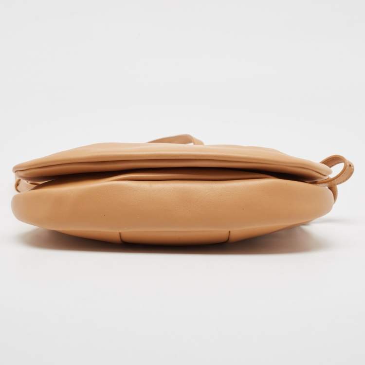Pre Owned Loewe Beige Leather Paseo Shoulder Bag