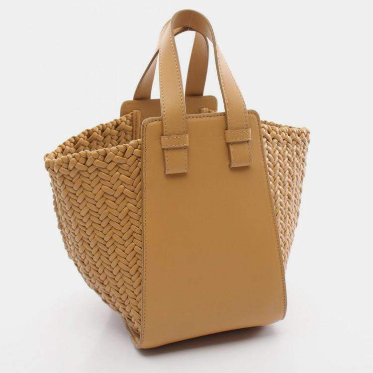 Pre Owned Loewe Brown Leather Hammock Compact Handbag