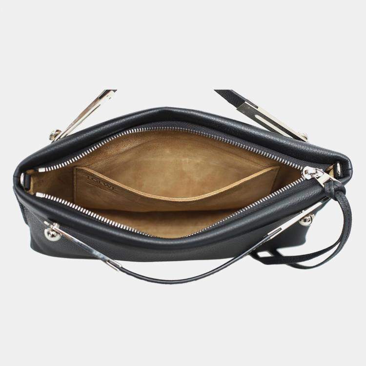 Pre Owned Loewe Snakeskin Handle Small Missy Bag