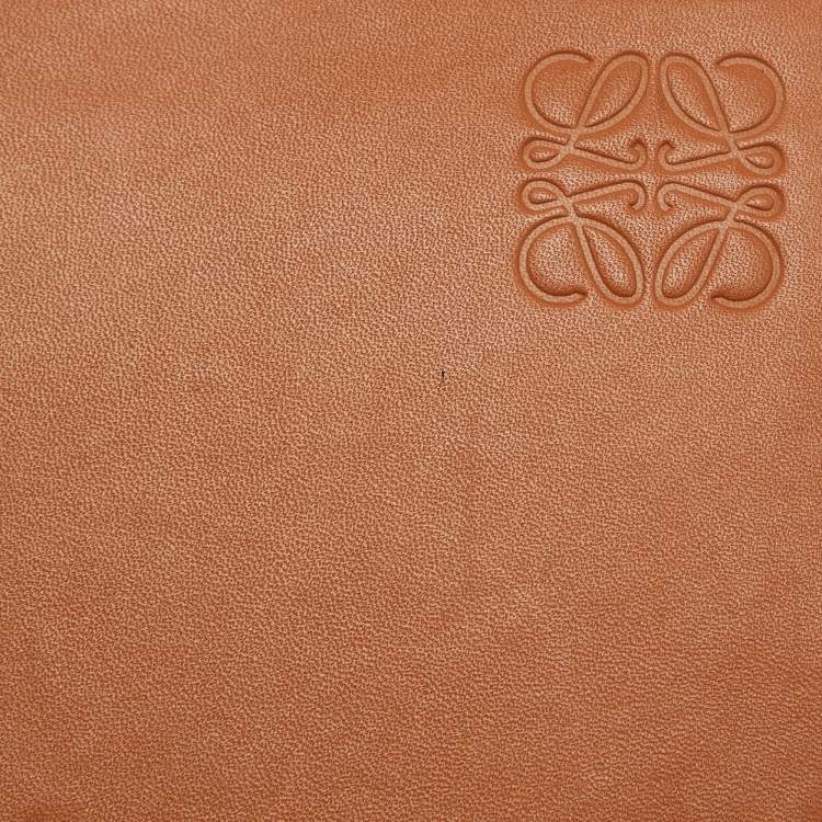 Pre Owned Loewe Brown Leather Small Heel Crossbody Bag