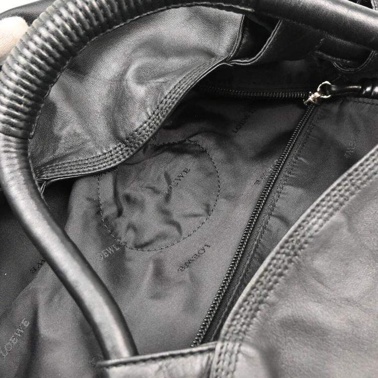 Pre Owned Loewe Black Lambskin Nappa Aire Handbag