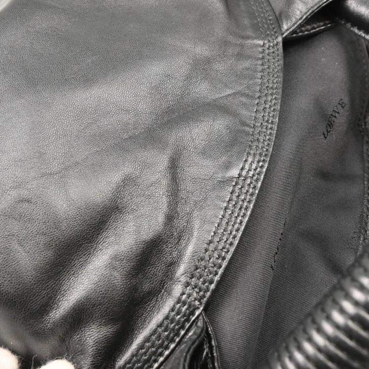Pre Owned Loewe Black Lambskin Nappa Aire Handbag