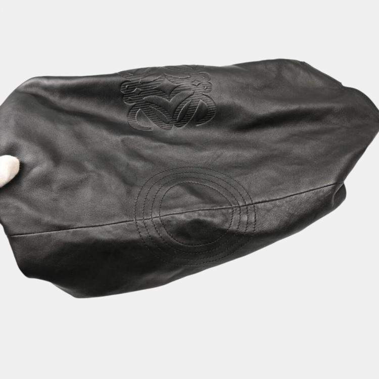 Pre Owned Loewe Black Lambskin Nappa Aire Handbag