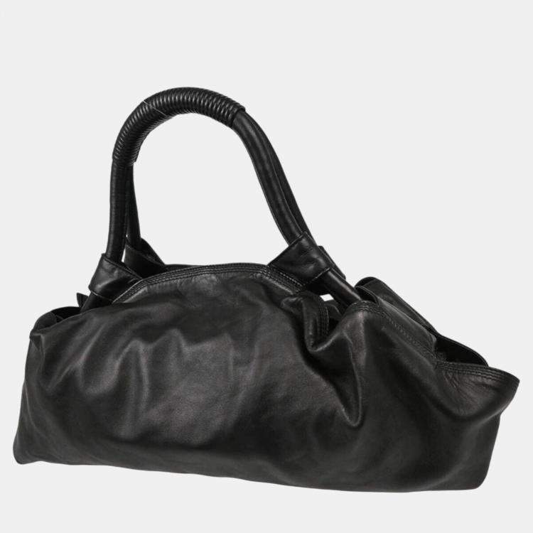 Pre Owned Loewe Black Lambskin Nappa Aire Handbag