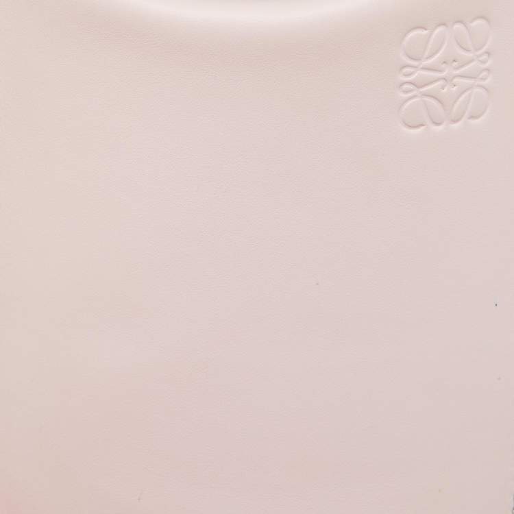 Pre Owned Loewe Rose Pink/Tan Leather Gate Pocket Bag