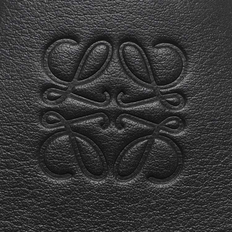 Pre Owned Loewe Black Leather Mini Hammock Crossbody Bag