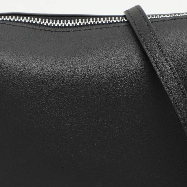 Pre Owned Loewe Black Leather Mini Hammock Crossbody Bag