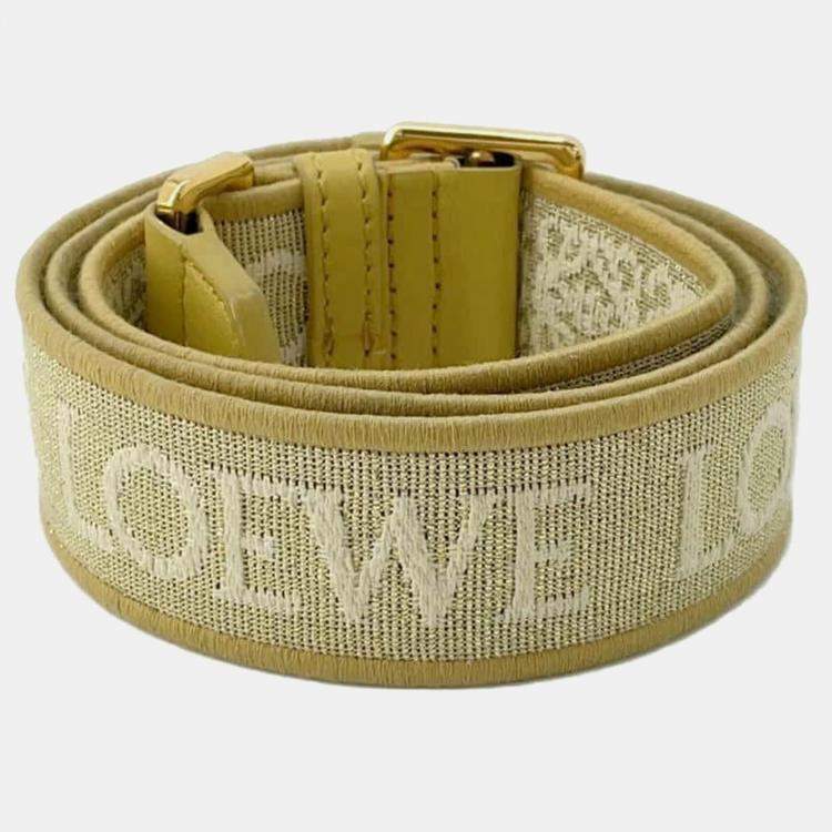 Pre Owned Loewe  Yellow Hammock Nugget Bunny Leather Bag