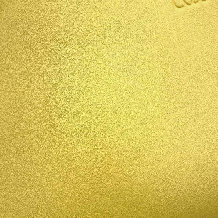 Pre Owned Loewe  Yellow Hammock Nugget Bunny Leather Bag