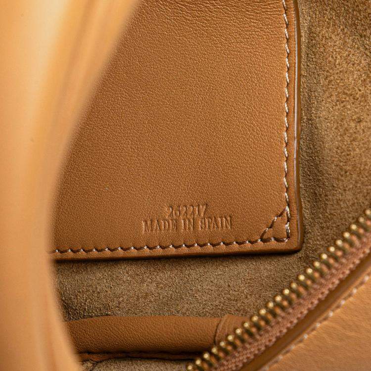 Pre Owned Loewe Brown Calfskin Amazona 16 Square Bag