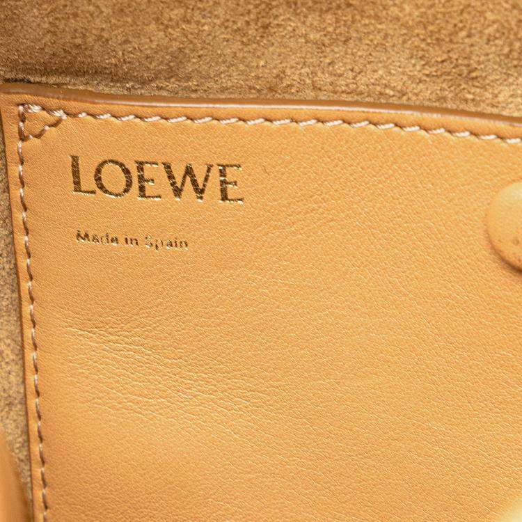 Pre Owned Loewe Brown Calfskin Amazona 16 Square Bag