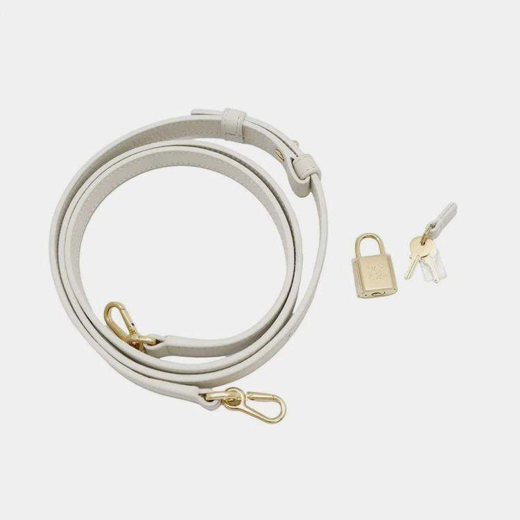Pre Owned Loewe Amazonas White/Brown Leather Size 16
