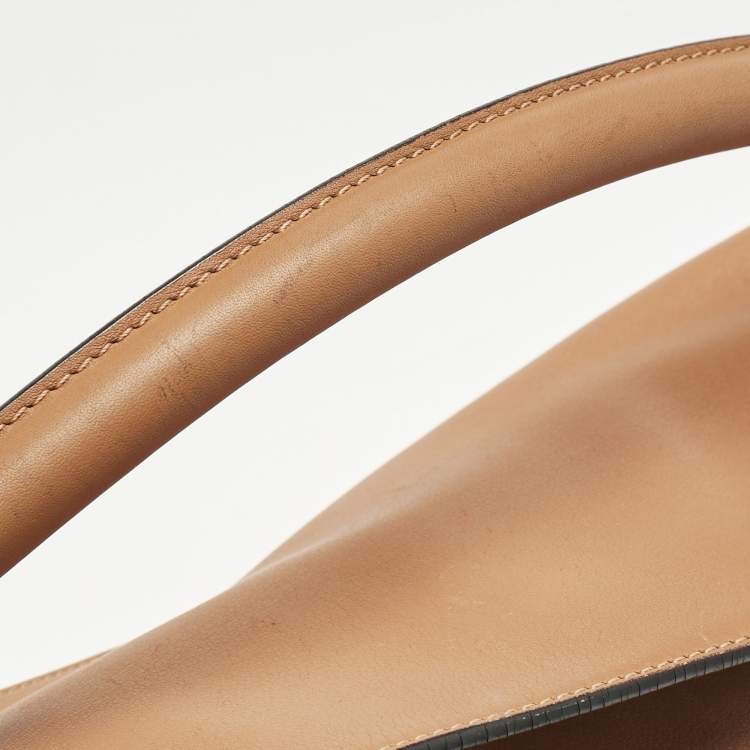 Pre Owned Loewe Tan Leather Medium Puzzle Shoulder Bag