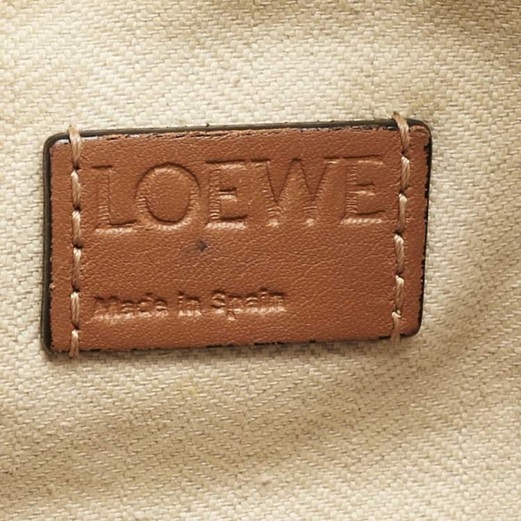 Pre Owned Loewe Tan Leather Medium Puzzle Shoulder Bag