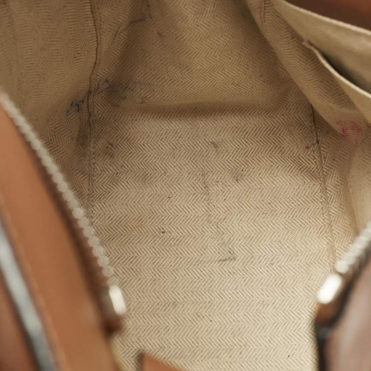 Pre Owned Loewe Tan Leather Medium Puzzle Shoulder Bag