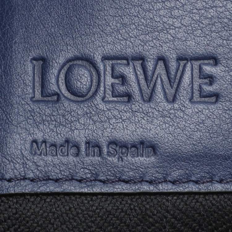 Pre Owned Loewe Multicolor Striped Canvas and Leather Small Hammock Shoulder Bag