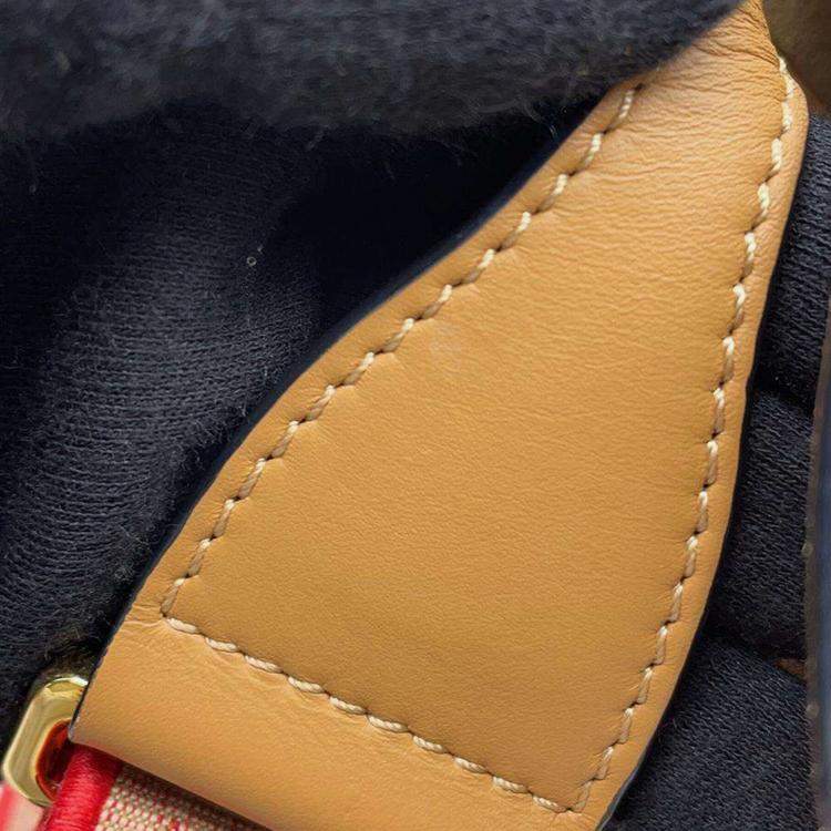 Pre Owned Loewe Brown Leather Mini Gate Dual Bag