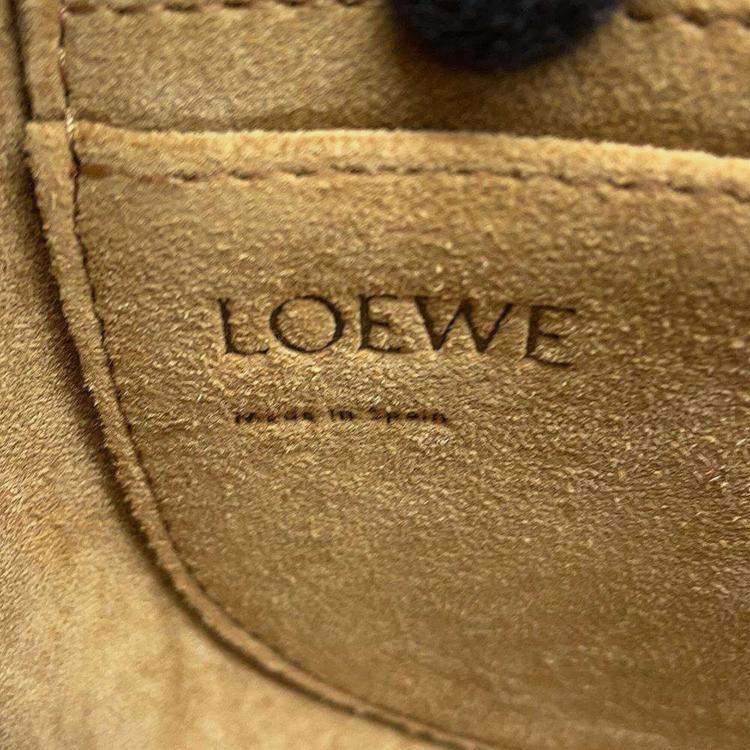 Pre Owned Loewe Brown Leather Mini Gate Dual Bag