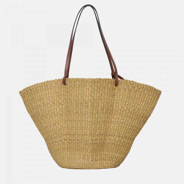 Pre Owned Loewe Medium Shell Basket Bag