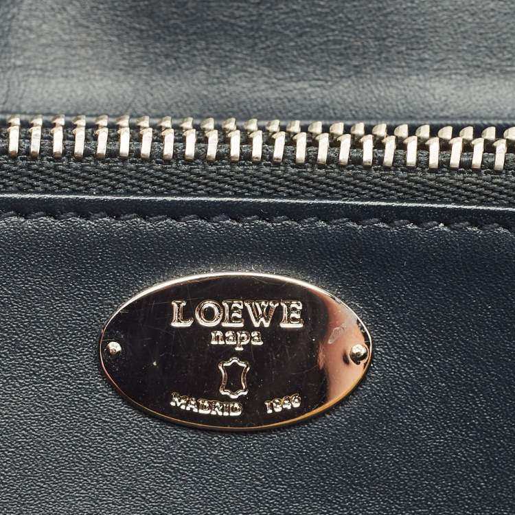 Pre Owned Loewe Yellow Leather Tassel Flap Continental Wallet