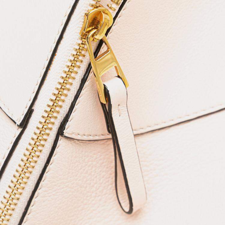 Pre Owned Loewe Pink Small Leather Hammock Bag