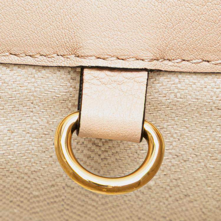 Pre Owned Loewe Pink Small Leather Hammock Bag