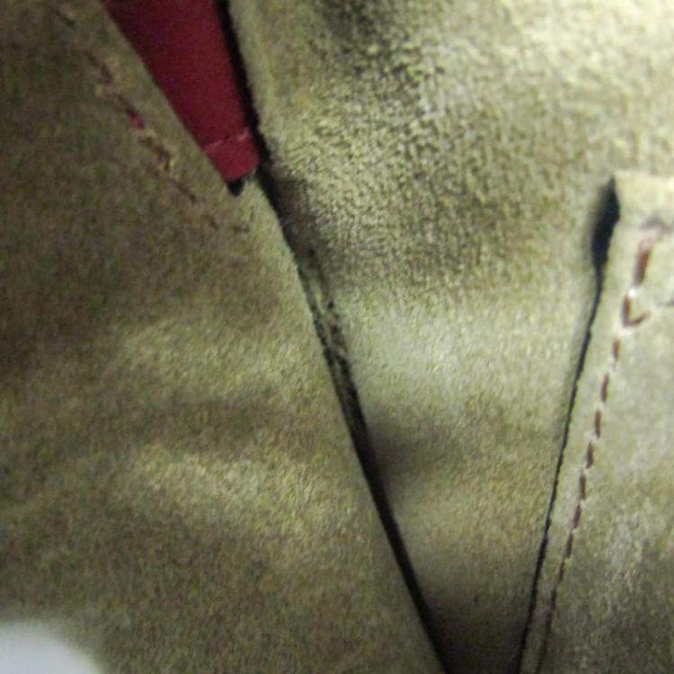 Pre Owned Loewe Gate Red Leather Shoulder Bag