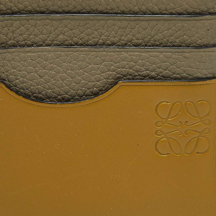 Pre Owned Loewe Multicolor Leather Keyring Card Holder